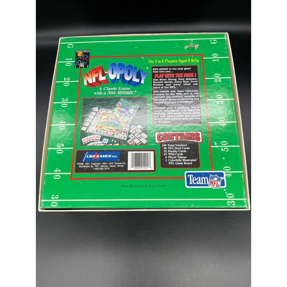 Vintage NFL-opoly NFL Game of Champions 1994 by USA Games